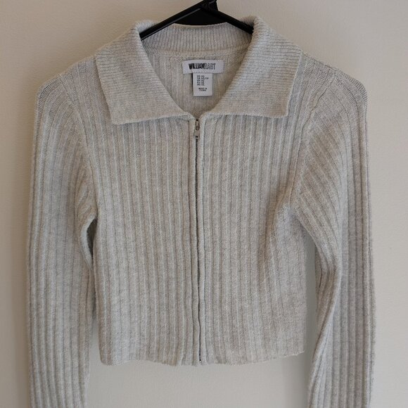William Rast Cropped Sweater – XS Grey - Picture 1 of 8